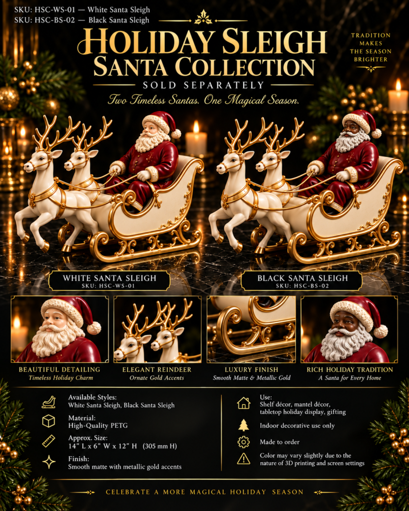 Holiday Sleigh Santa Collection