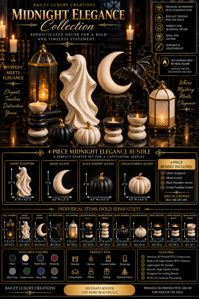 Midnight Elegance Collection by Bailey Luxury Creations