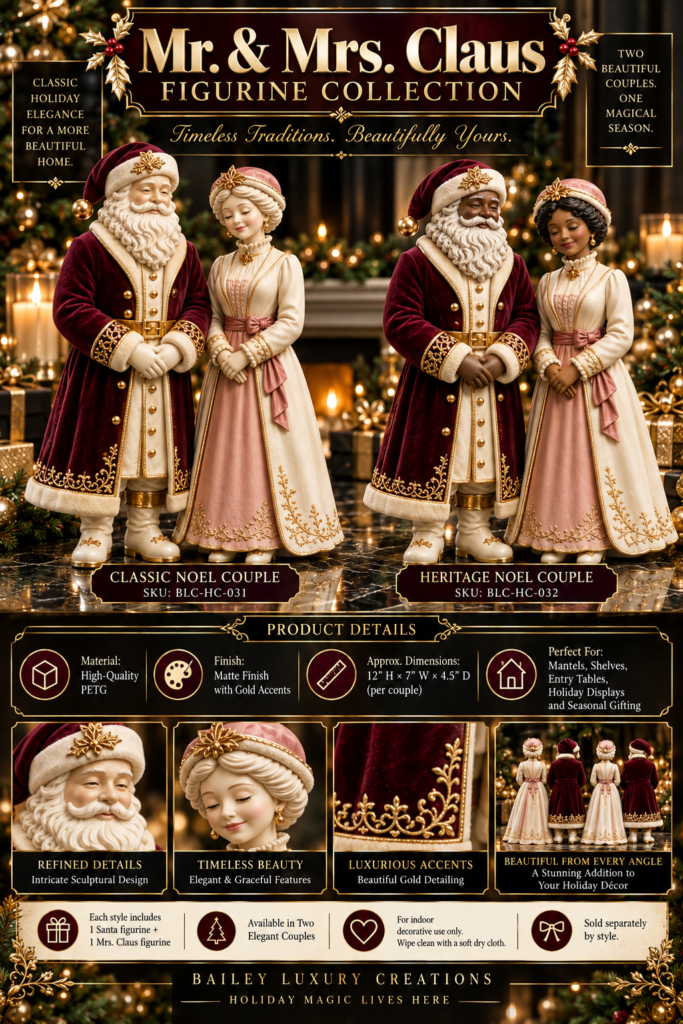Mr. & Mrs. Claus Figurine Collection