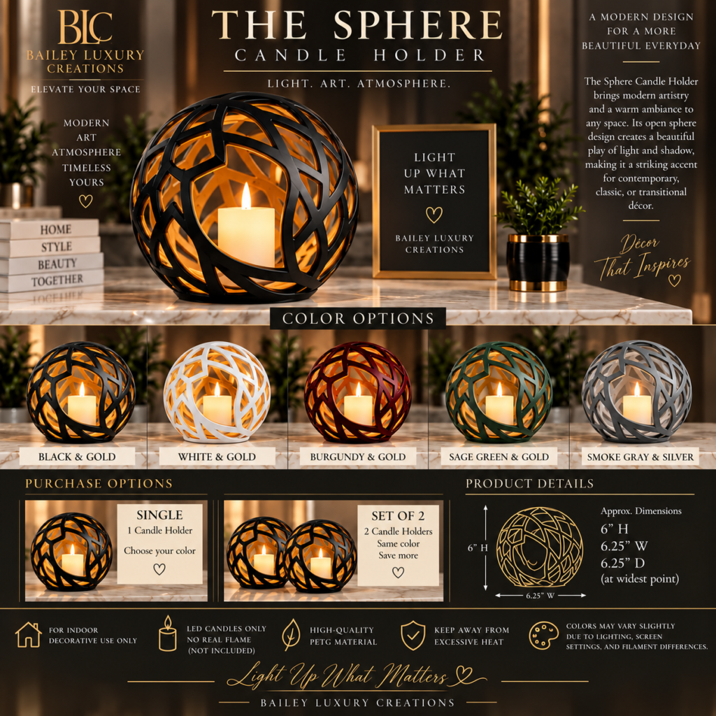 THE SPHERE CANDLE HOLDER