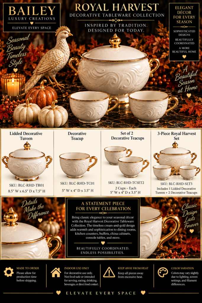 Royal Harvest Decorative Tableware Collection